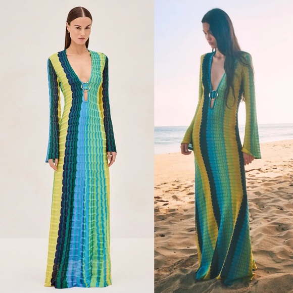 chinese dress ladies Alexis Dress / Green Multi Green Multi / L